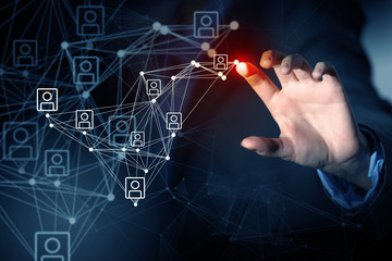 Presenting social net concept