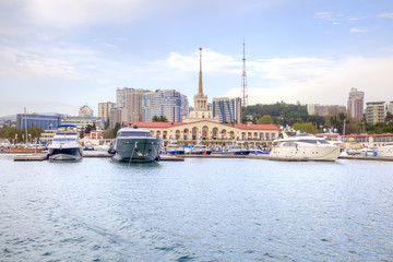 City Sochi. Marine port