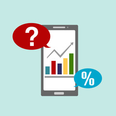 business with smart phone and icons 1