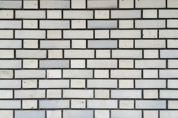 Old White Brick Wall Seamless Pattern Background Texture for Continuous Replicate.