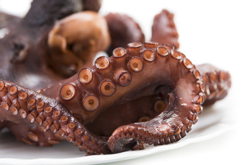 boiled octopus