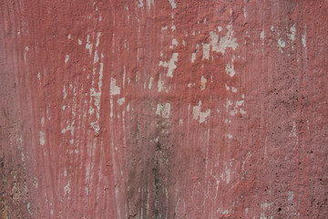 Pink wall. Pink stucco