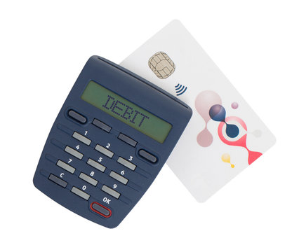 Card reader for reading a bank card