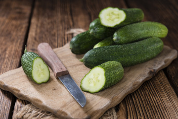 Small green Gherkins