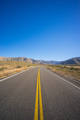 Portrait View of Highway Road