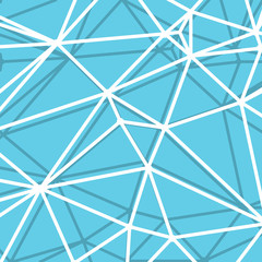 Abstract Blue Background with big Lines Stripes, Abstract Connection Net Concept 