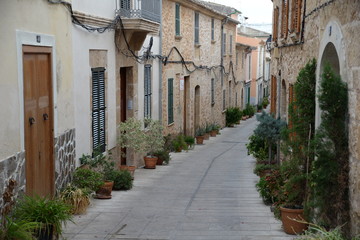 Gasse in Alcudia, Mallorca