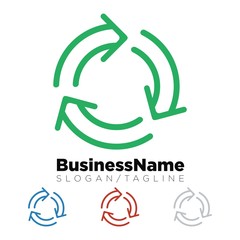 recycle logo icon Vector