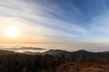 Sonnenuntergang auf der Hornisgrinde