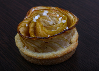 Pastry with apple