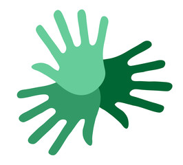 Obraz premium creative hands icon