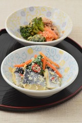 菜の花の鰊漬け