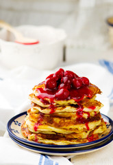 pancakes with pears