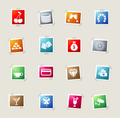 Casino simply icons