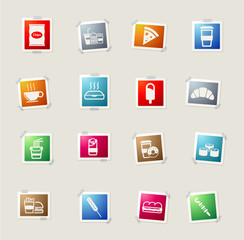 Fast food simply icons