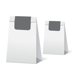 set of stock vector isolated paper shopping bag on the white bac