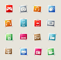 Gadgets simply icons