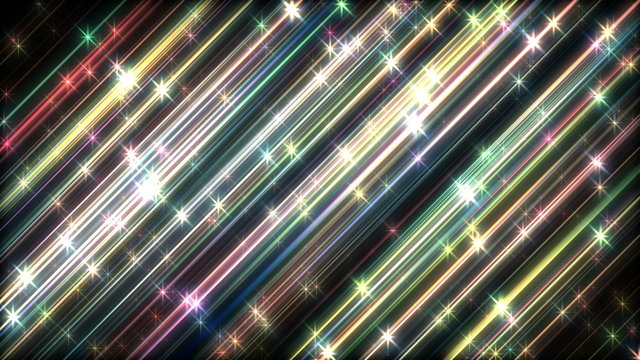 Multicolored Fractal shiny motion background - 4K. Computer generated abstract loopable motion background. Perfect to use with music, backgrounds, transition and titles.