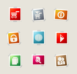 Web site vector icons