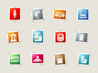 Kitchen Utensils Icon Set