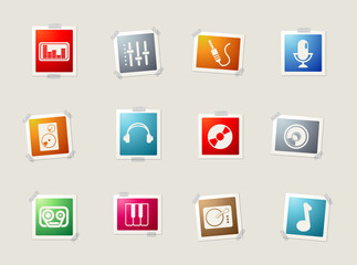 Audio & music icons