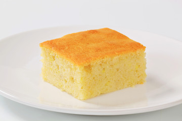 Fototapeta na wymiar Lemon sponge cake