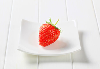 Ripe red strawberry