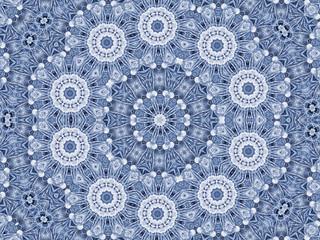Abstract radial pattern of natural large dandelion flower