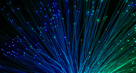 Playing with fiber optics and lights