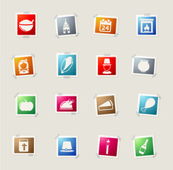 Thanksgiving simply icons