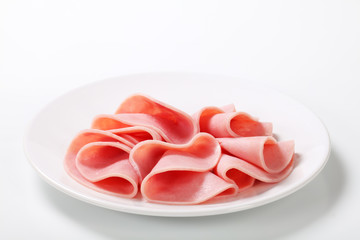 Thin slices of ham