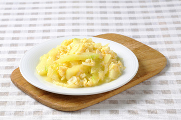 Zucchini Scrambled Eggs
