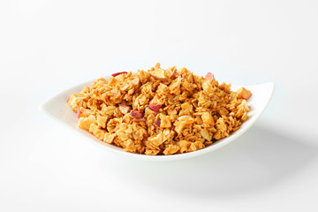 Granola with dried apples