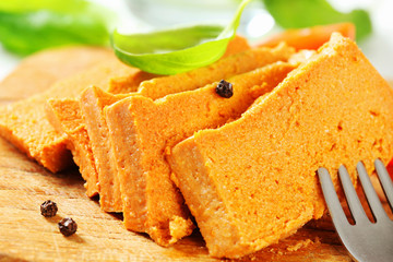 Roasted vegetable chickpea pate