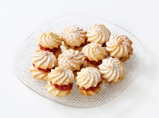Jam sandwich cookies