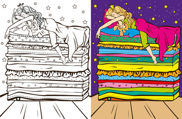 Colouring Book Of Sleeping Beauty