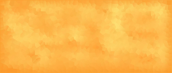 vector illustration - orange abstract mosaic textured banner