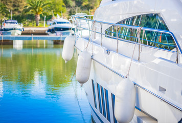 Yacht Hafen Anlegestelle Ankern