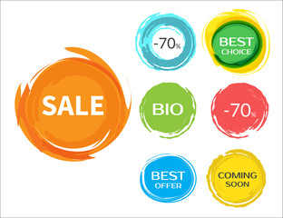 Sale paint drops set