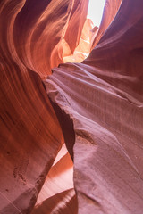 Antelope Canyon, Schlucht, Sandstein, Lake Powell, USA, Utah, Page, Tag, Sommer