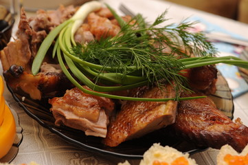 Duck meat