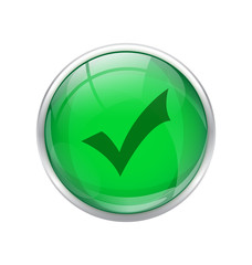 Green okay button
