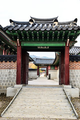 Ancient Korean gate
