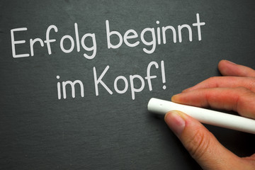 Erfolg beginnt im Kopf