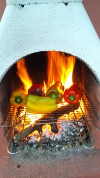 peperoni alla brace