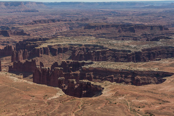 Canyonlands Nationalpark, Island in the sky, Needles, Mesa, Rim, Utah, Moab, Tag, USA, Sommer