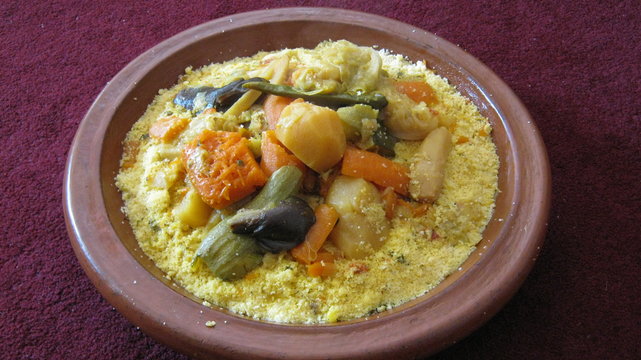 Morocco Couscous dish