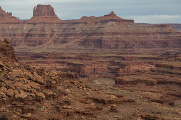 Canyonlands Nationalpark, Island in the sky, Needles, Mesa, Rim, Utah, Moab, Tag, USA, Sommer