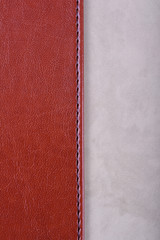 Fototapeta premium Leather diary background texture