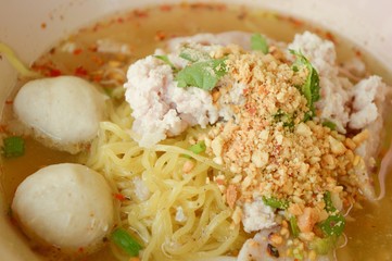 spicy Tomyum Noodles Thailand healthy food
